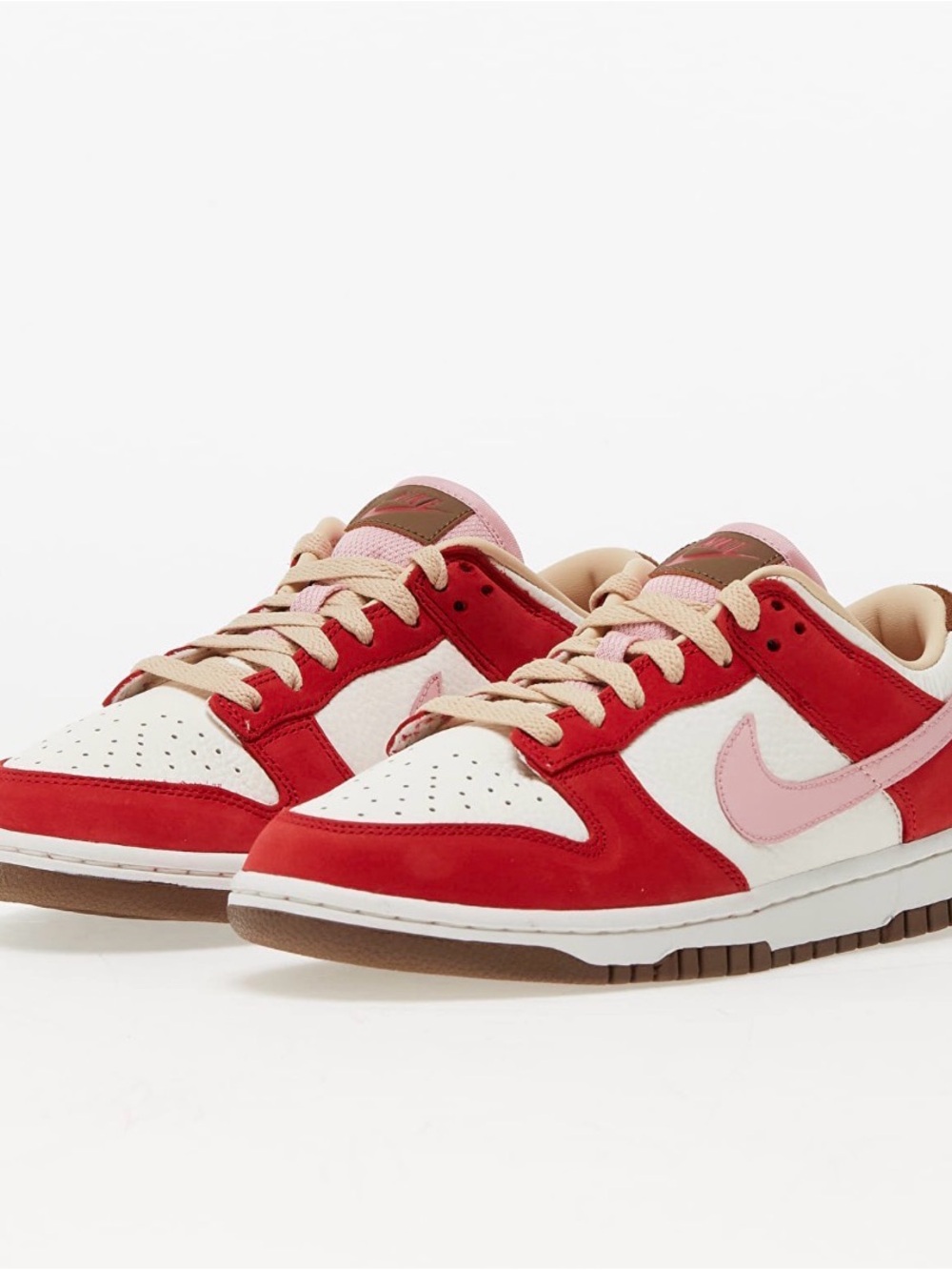 Nike dunk Women’s Red, Pink & Cream Low-Top Sneakers